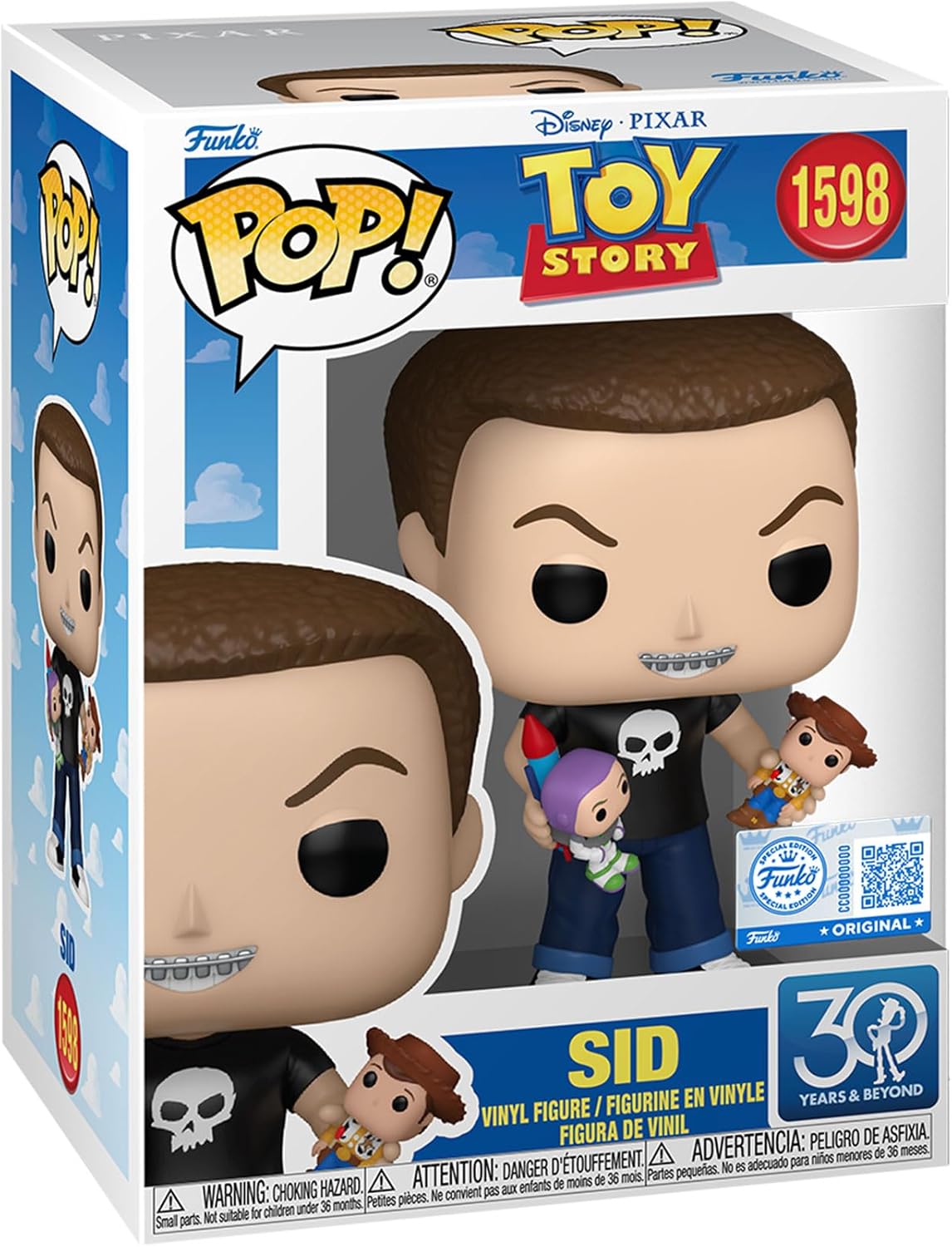 Toy Story - Sid - #1598 - Special Edition - Disney - Funko Pop!