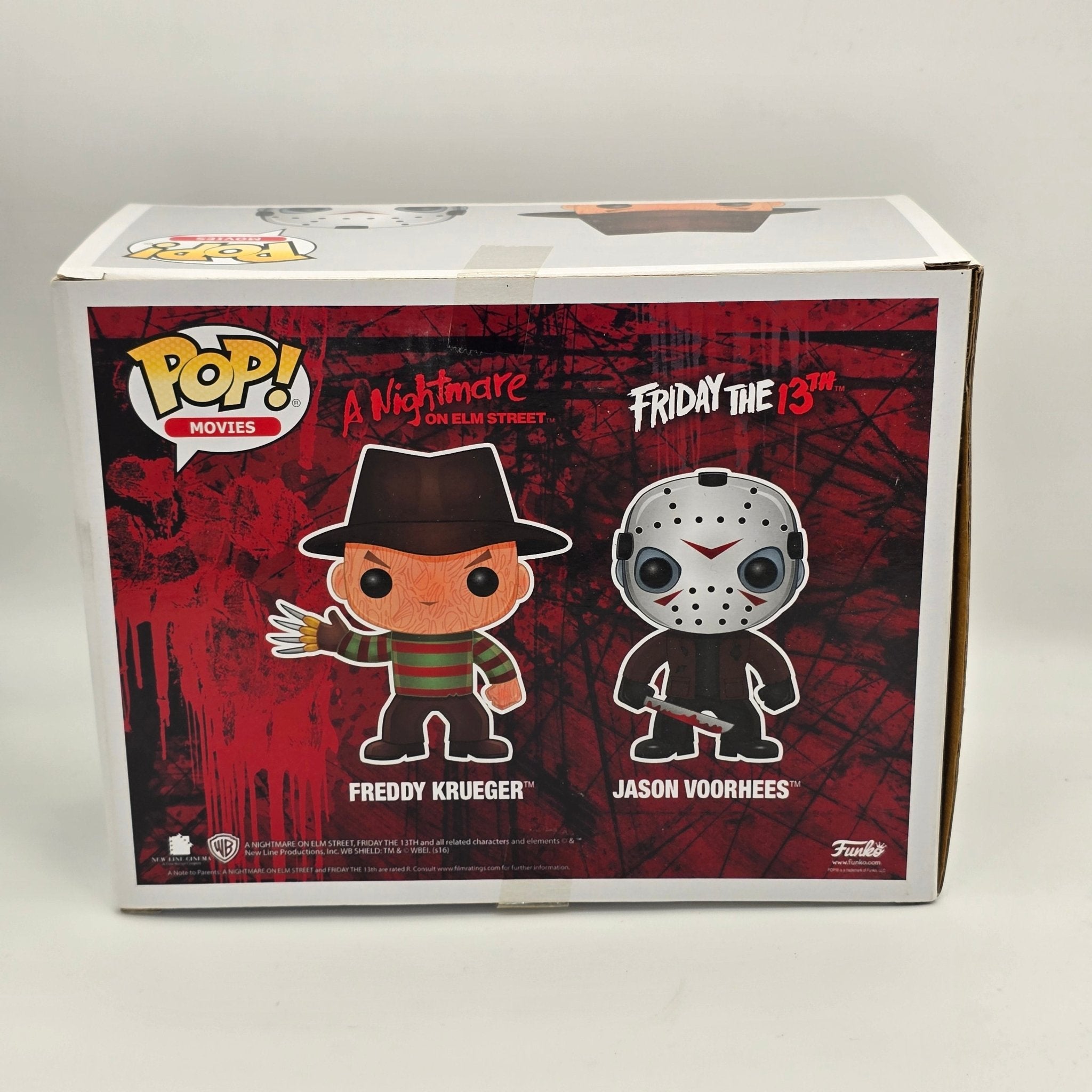A Nightmare On Elm Street/Friday The 13th - Freddy & Jason - 2 Pack - Box Lunch Exclusive - Movies - Funko Pop!