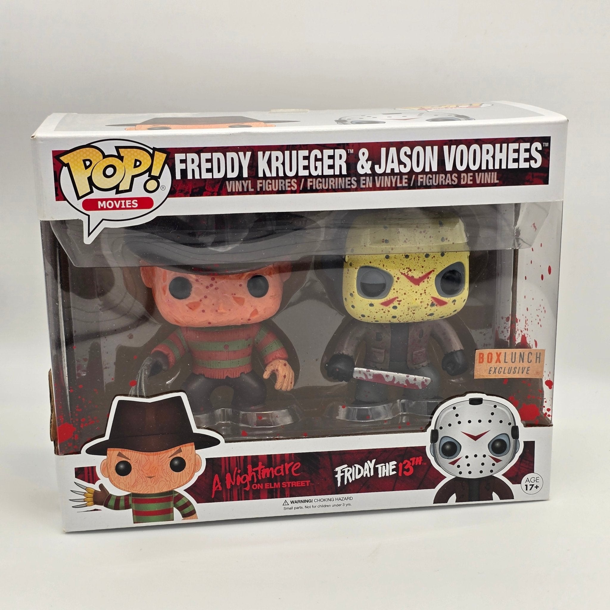 A Nightmare On Elm Street/Friday The 13th - Freddy & Jason - 2 Pack - Box Lunch Exclusive - Movies - Funko Pop!