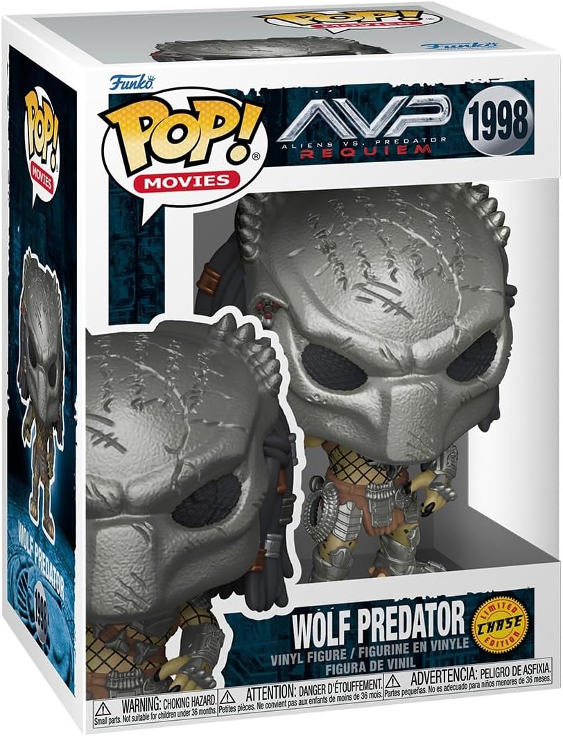 SF・ファンタジー・ホラー Funko POP! Movies Wolf Predator CHASE Aliens vs. Predator Wolf Predator #1998 Chase - Funko Pop!