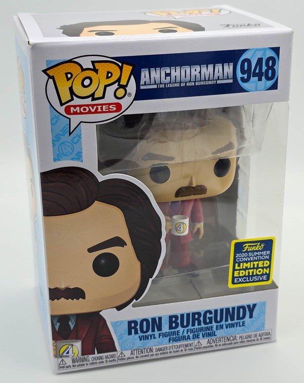 Anchorman - Ron Burgundy - #948 - 2020 Convention Exclusive - Movies - Funko Pop!
