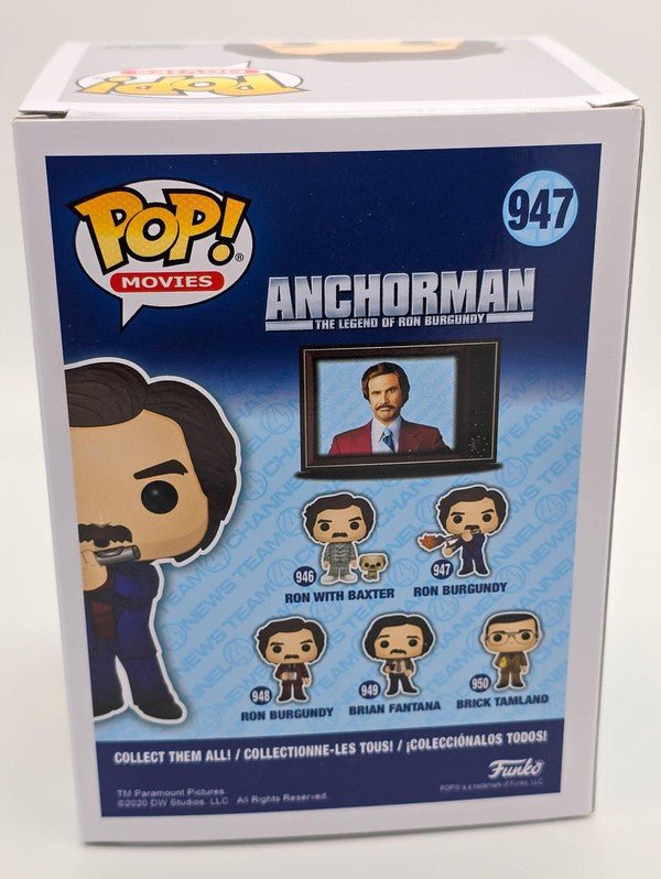 Anchorman - Ron Burgundy With Jazz Flute - #947 - 2020 Convention Exclusive - Movies - Funko Pop!