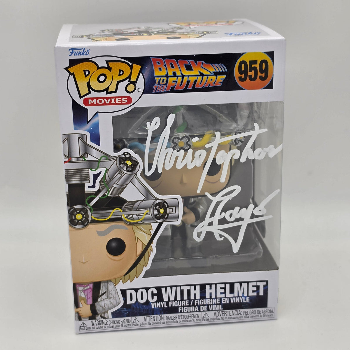 Back To The Future - Doc - #959 - Christopher Lloyd Signed - SWAU Authentication - Funko Pop!