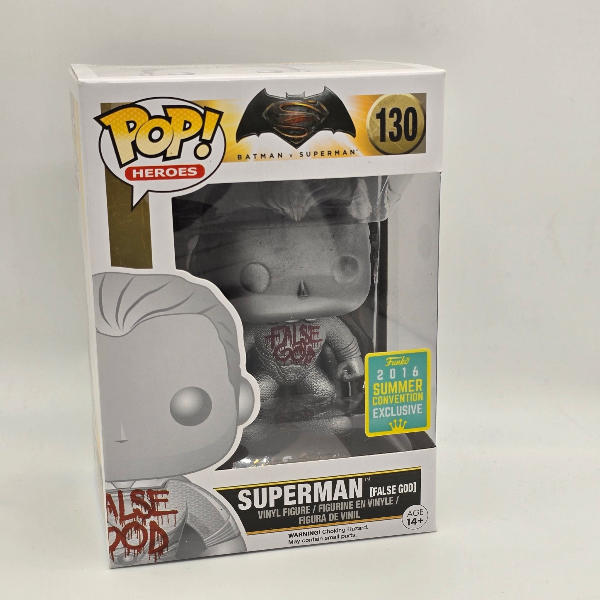 Batman V Superman - Superman (False God) - 130 - 2016 Convention Exclusive - DC - Funko Pop!