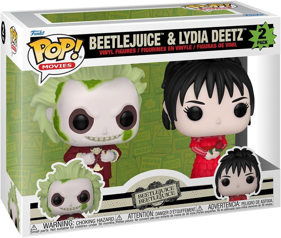 Beetlejuice 2 - Beetlejuice & Lydia Deetz 2 Pack - Movies - Funko Pop!