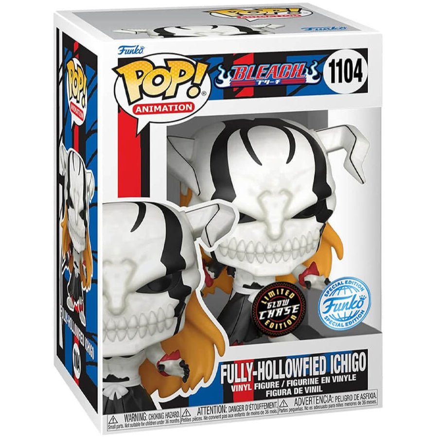 Bleach - Fully - Hollowfied Ichigo - 1104 - Glow Chase Special Edition - Anime - Funko Pop!