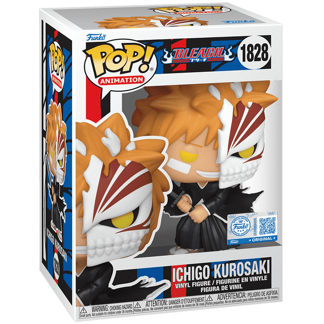 Bleach - Ichigo with Half Mask - 1828 - Special Edition - Anime - Funko Pop!
