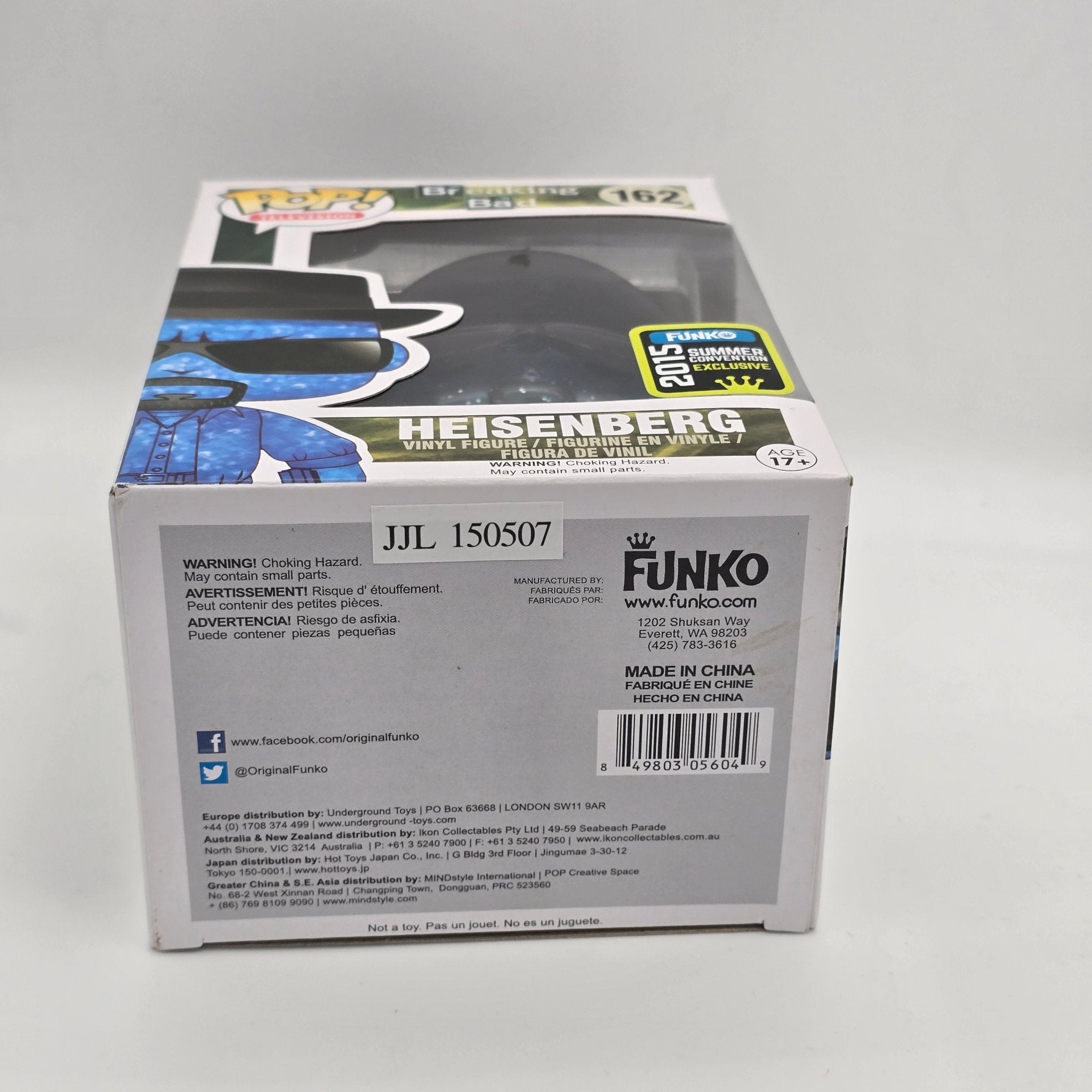 Breaking Bad - Heisenberg Blue Crystal - 162 - 2015 Convention Exclusive - Television - Funko Pop!