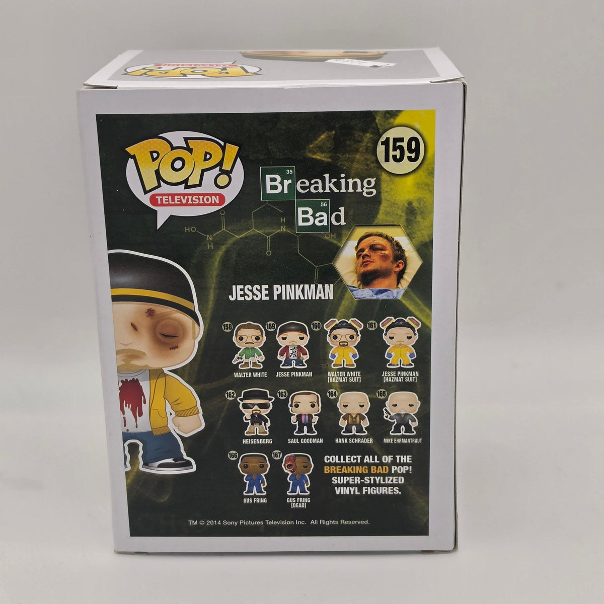 Breaking Bad - Jesse - #159 - 2014 SDCC 2500 Pcs LTD Edition - Aaron Paul Signed - ACOA Authentication - Funko Pop!