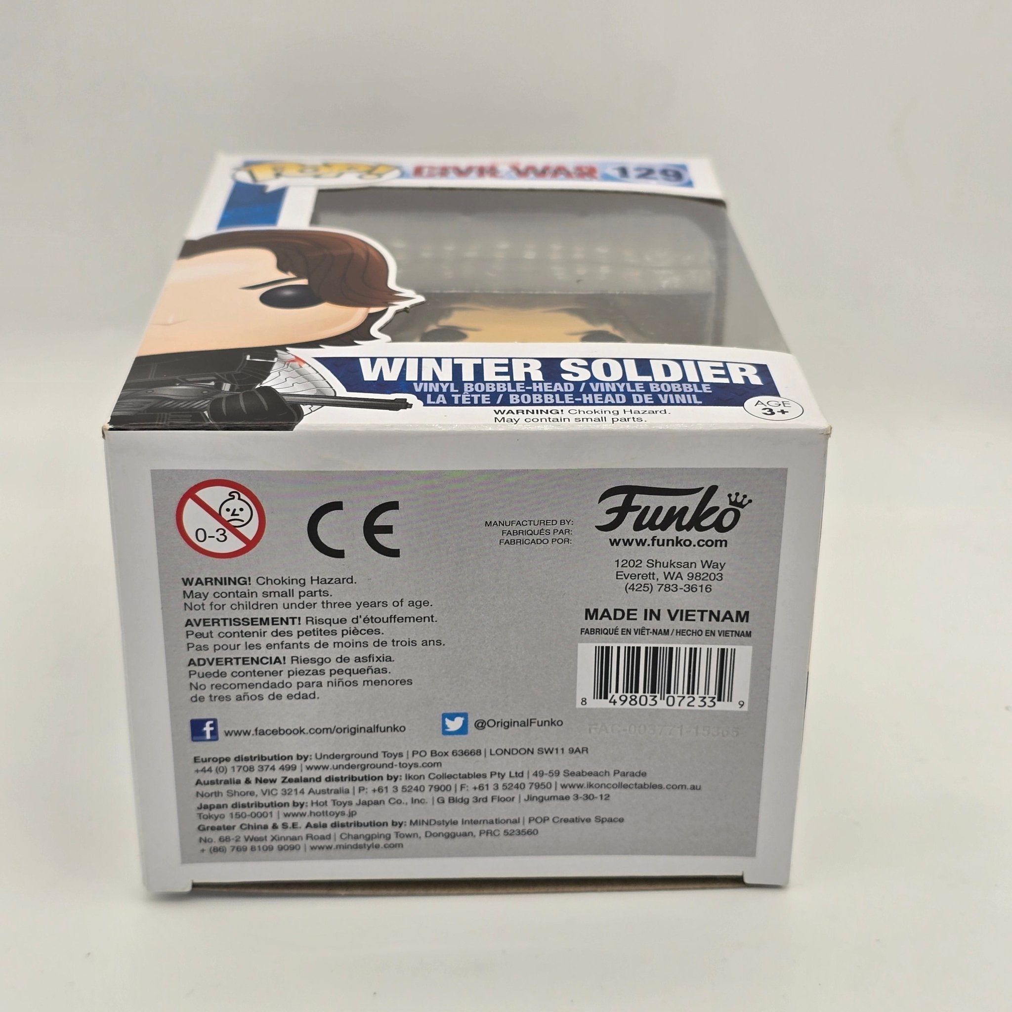 Captain America Civil War - Winter Soldier - 129 - Marvel - Funko Pop!