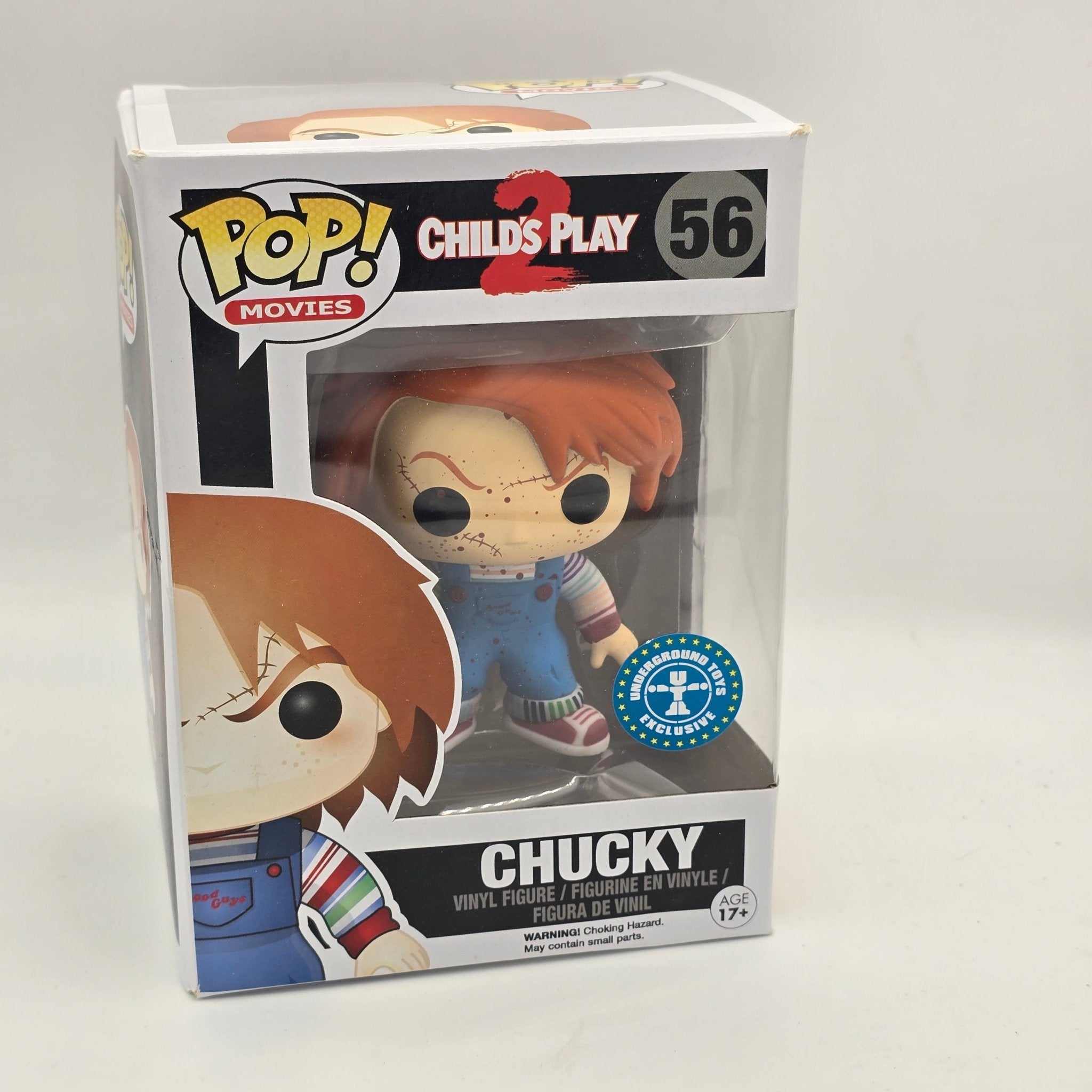 Child's Play 2 - Chucky - 56 - Underground Toys Bloody Exclusive - Movies - Funko Pop!