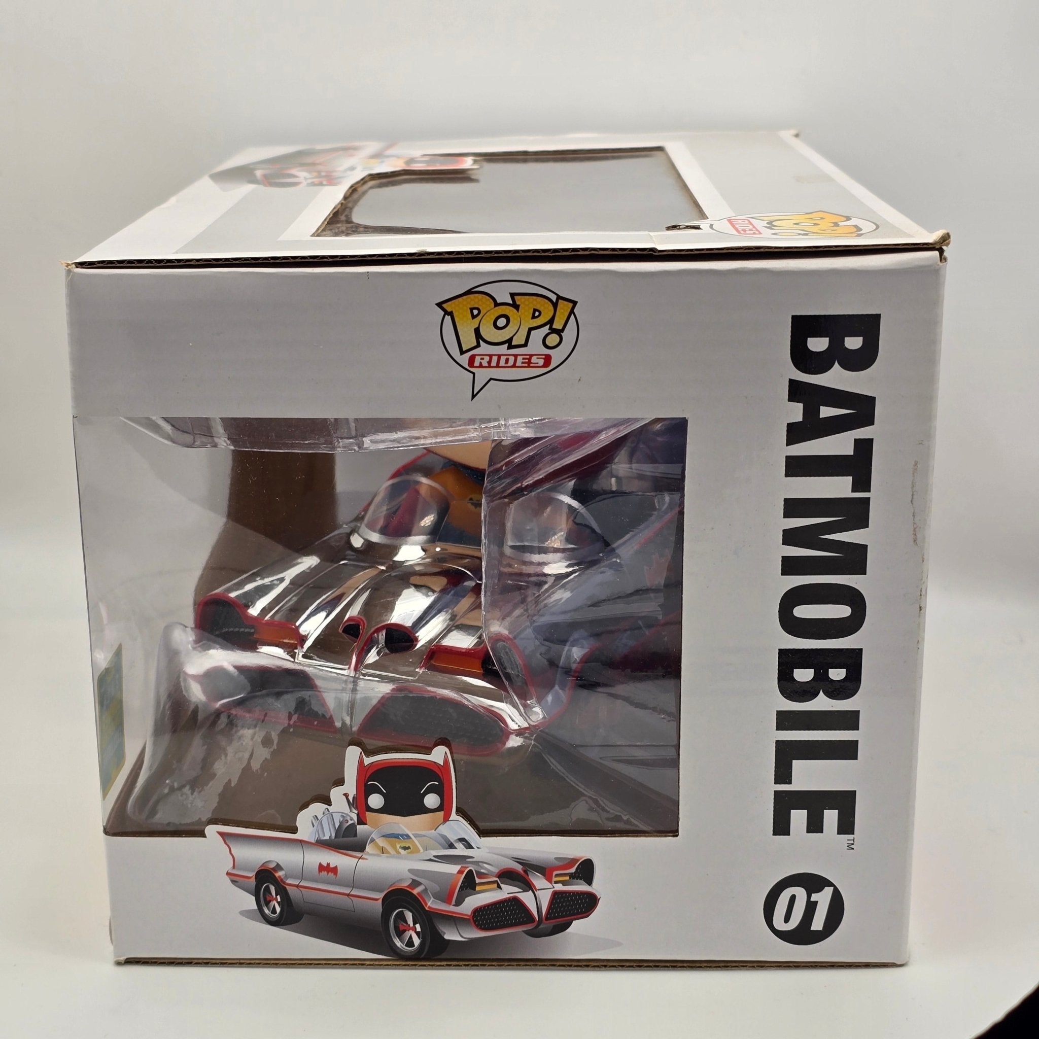 Classic Batman - Batmobile - #01 - 2016 Convention Exclusive Chrome - Television - Rides Funko Pop!