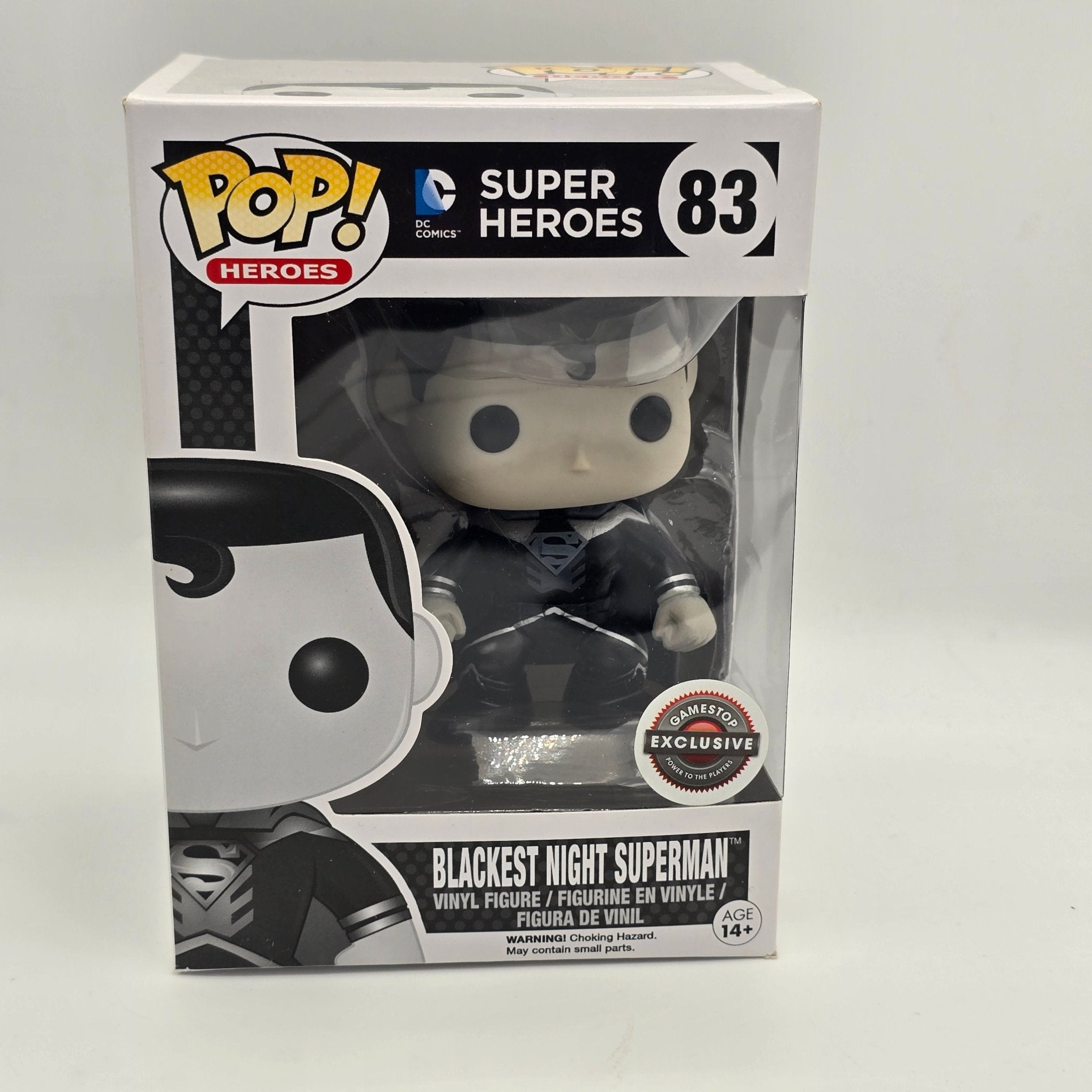 Funko POP DC Superman Blackest Night #83 - Figurine Exclusive Vinyle Neuve