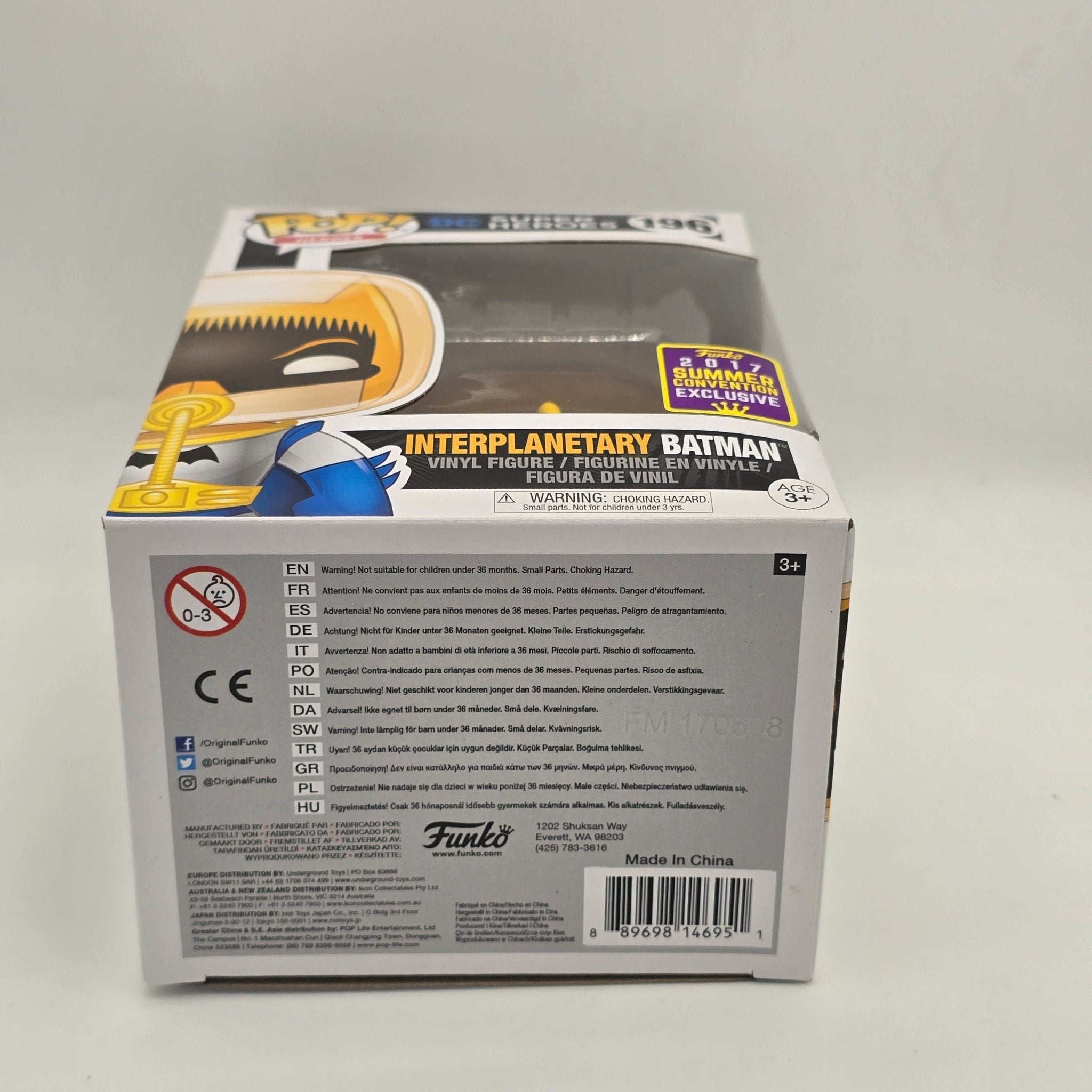 DC - Interplanetary Batman - 196 - 2017 Convention Exclusive - Funko Pop!