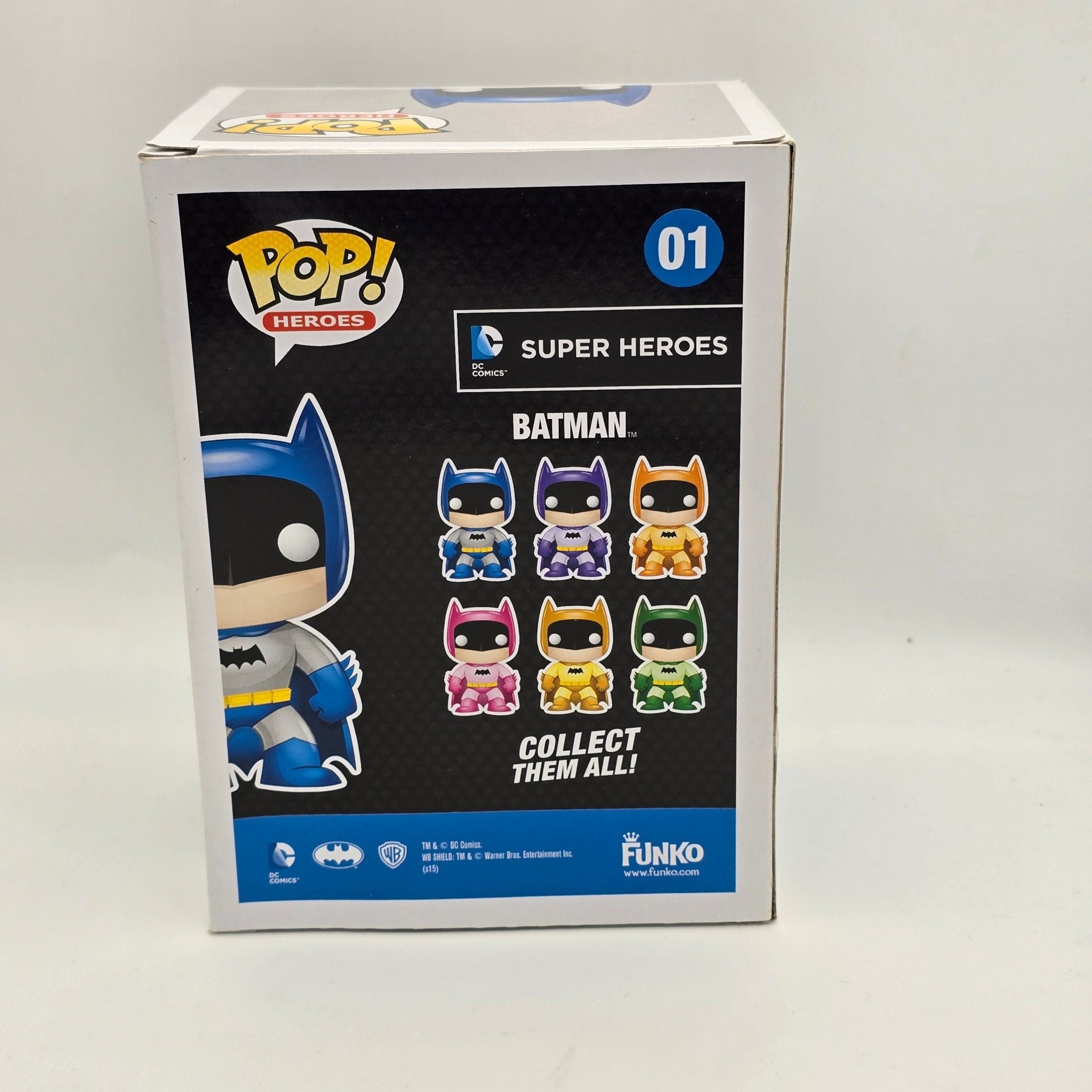 DC Super Heroes - Batman (Blue Suit) - 01 - Underground Toys Exclusive - Funko Pop!