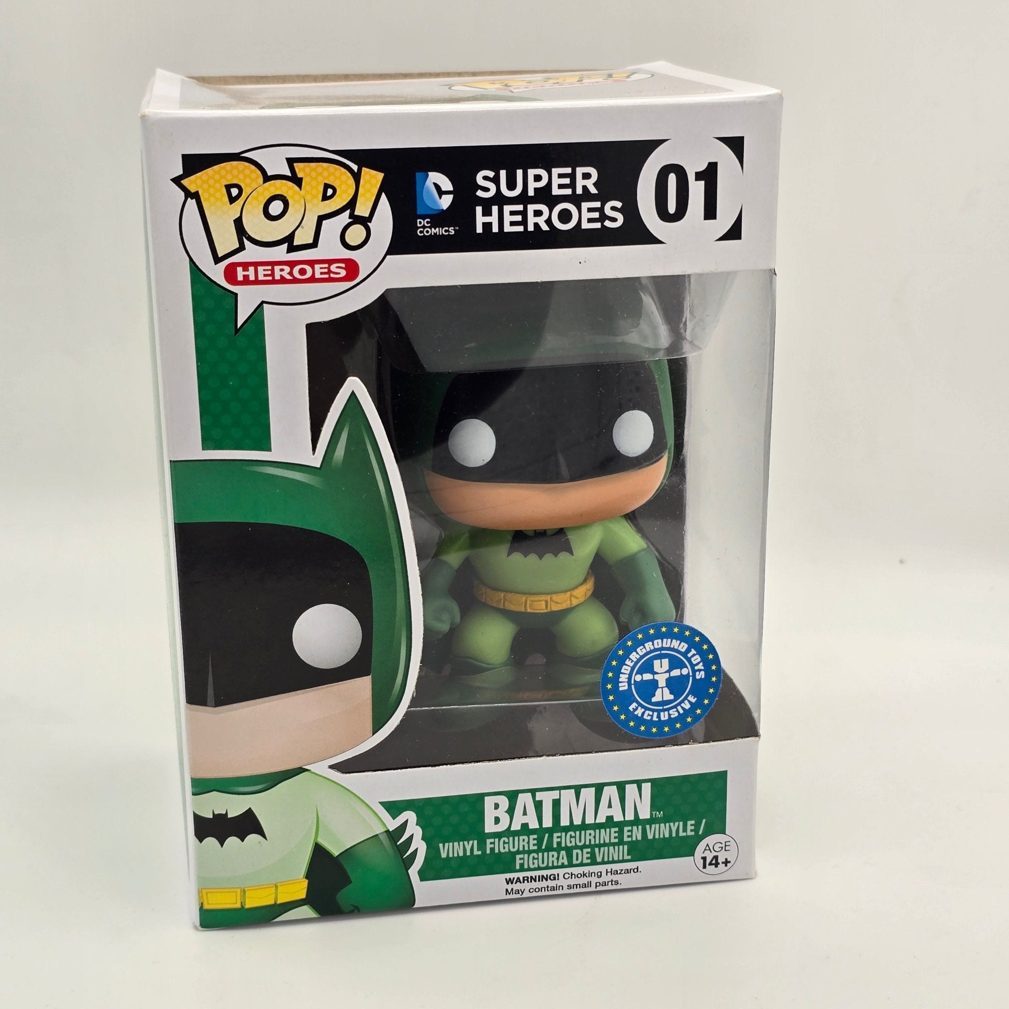 DC Super Heroes - Batman (Green Suit) - 01 - Underground Toys Exclusive - Funko Pop!