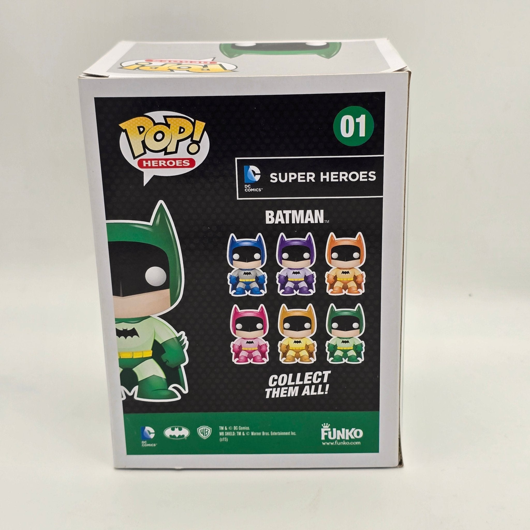 DC Super Heroes - Batman (Green Suit) - 01 - Underground Toys Exclusive - Funko Pop!