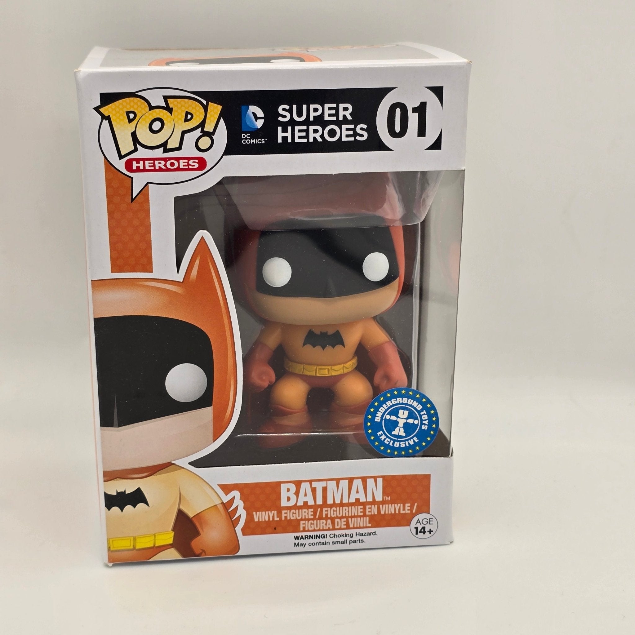 DC Super Heroes - Batman (Orange Suit) - 01 - Underground Toys Exclusive - Funko Pop!