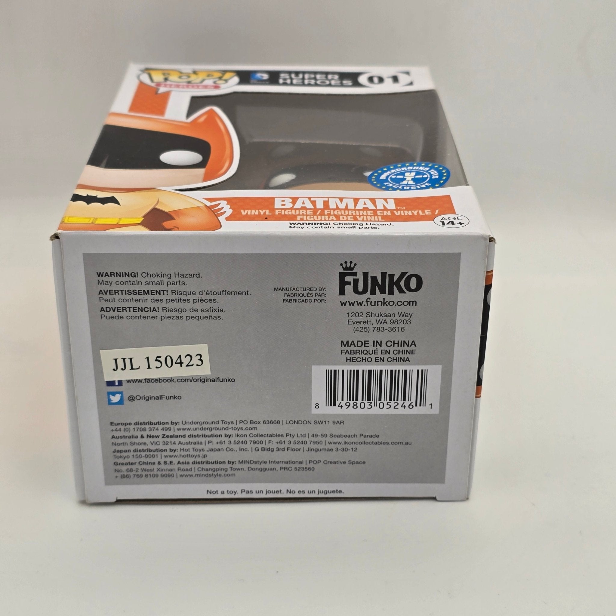 DC Super Heroes - Batman (Orange Suit) - 01 - Underground Toys Exclusive - Funko Pop!