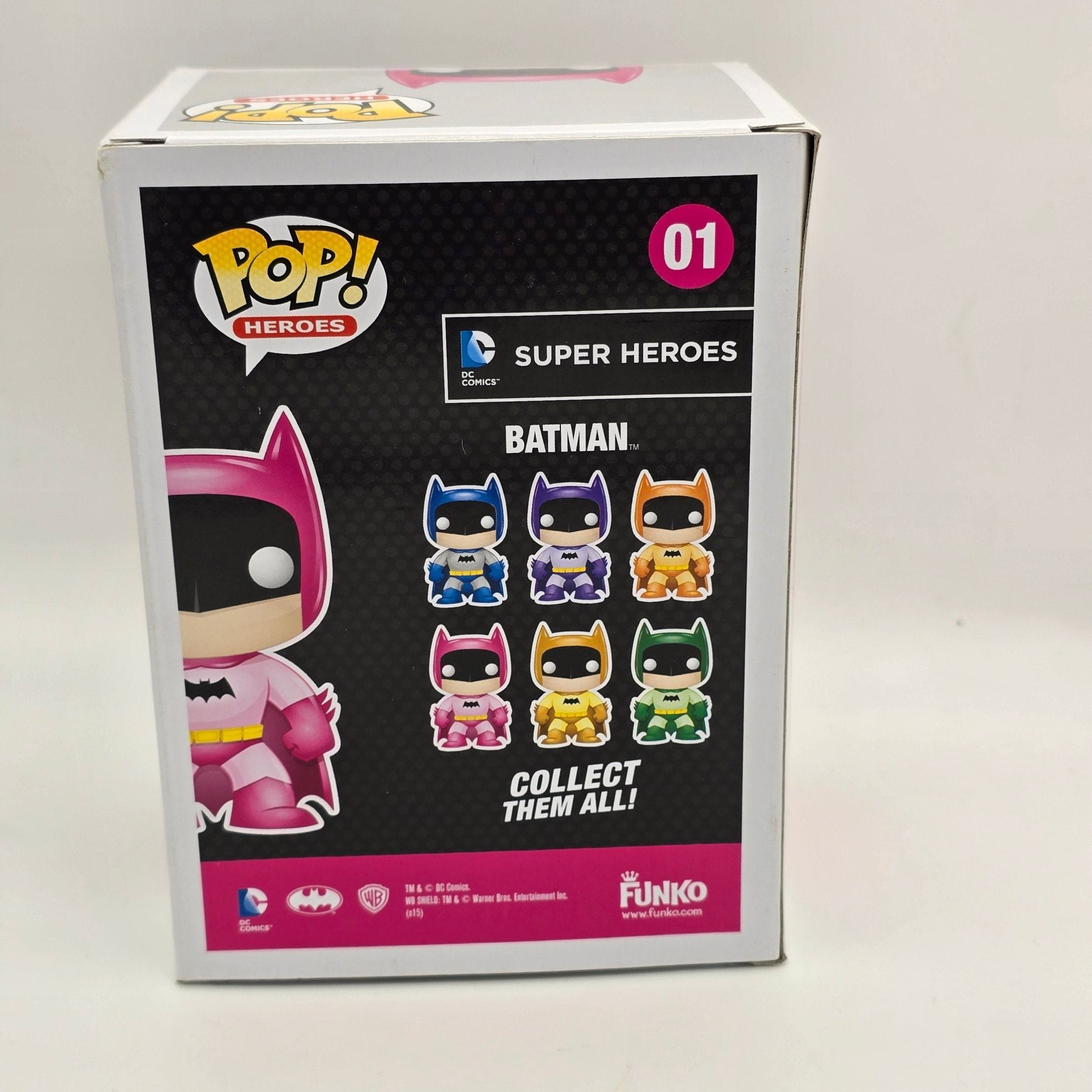 DC Super Heroes - Batman (Pink Suit) - 01 - Underground Toys Exclusive - Funko Pop!