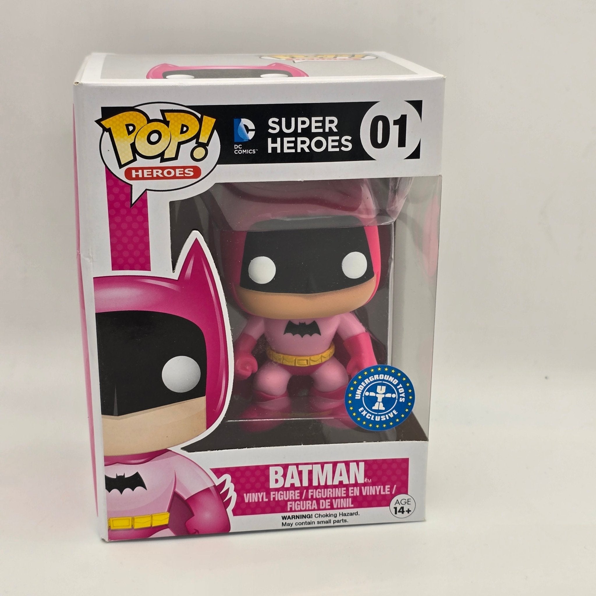 DC Super Heroes - Batman (Pink Suit) - 01 - Underground Toys Exclusive - Funko Pop!