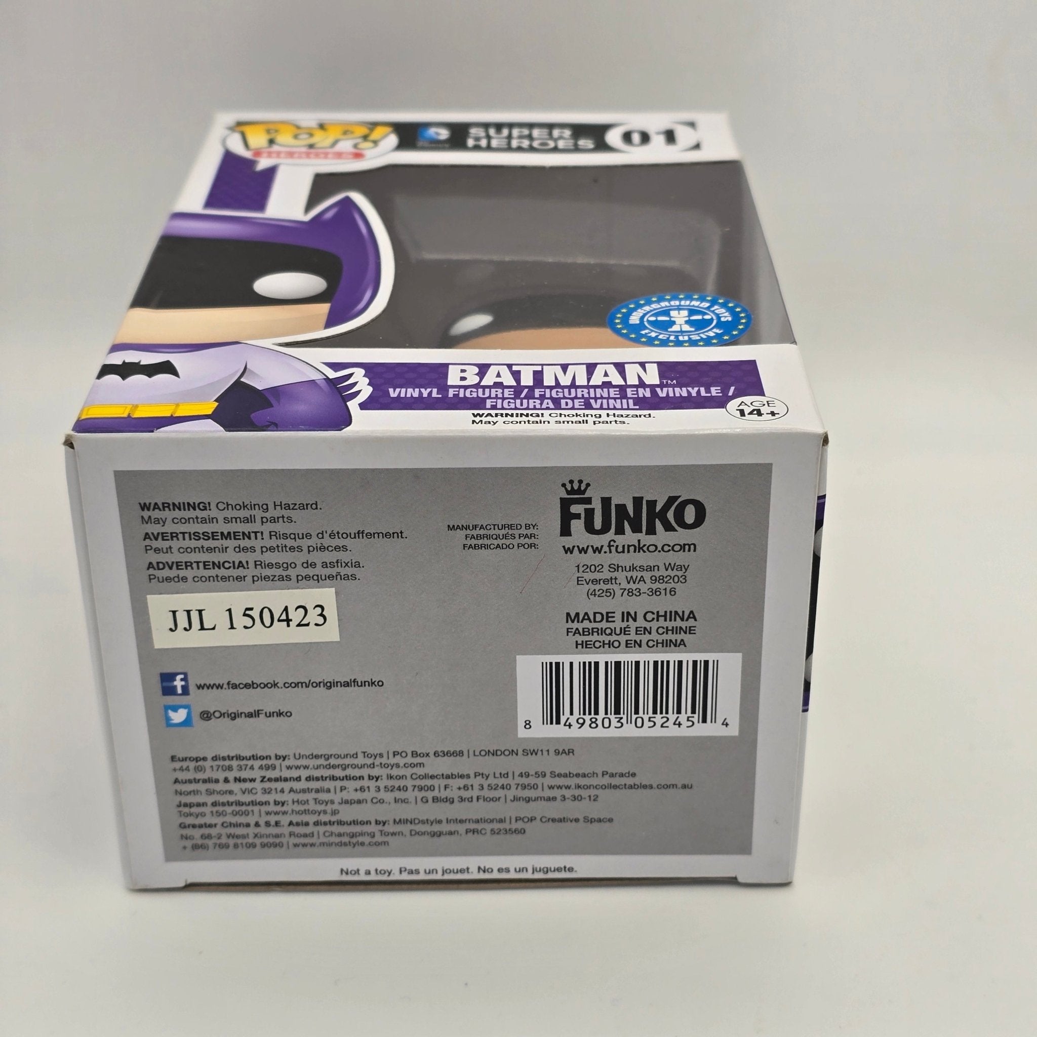 DC Super Heroes - Batman (Purple Suit) - 01 - Underground Toys Exclusive - Funko Pop!