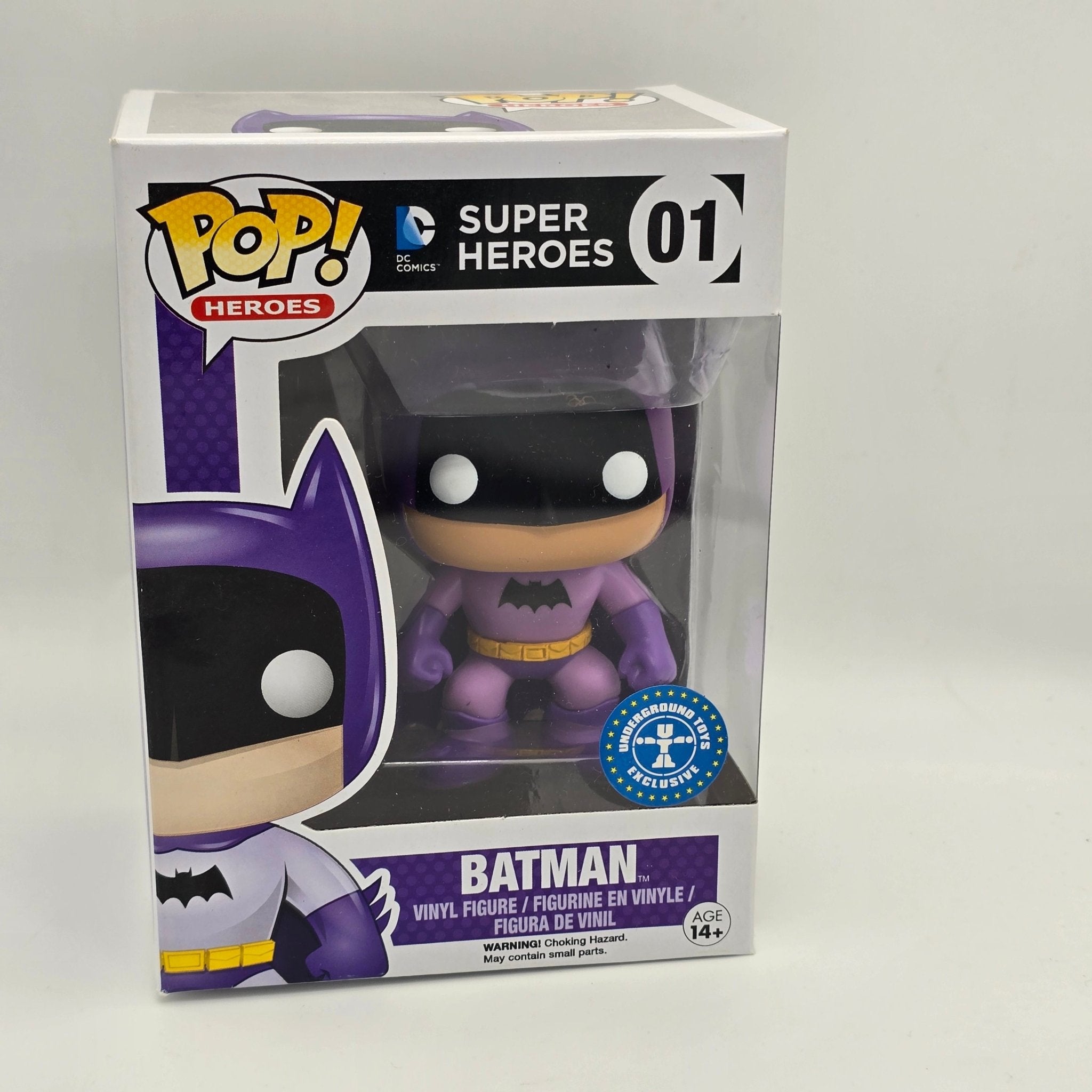 DC Super Heroes - Batman (Purple Suit) - 01 - Underground Toys Exclusive - Funko Pop!