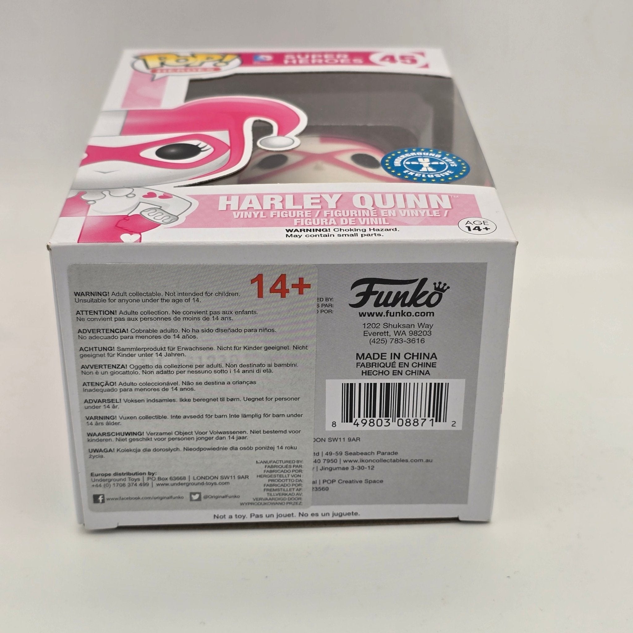 DC Super Heroes - Harley Quinn - 45 - Underground Toys Exclusive - Funko Pop!