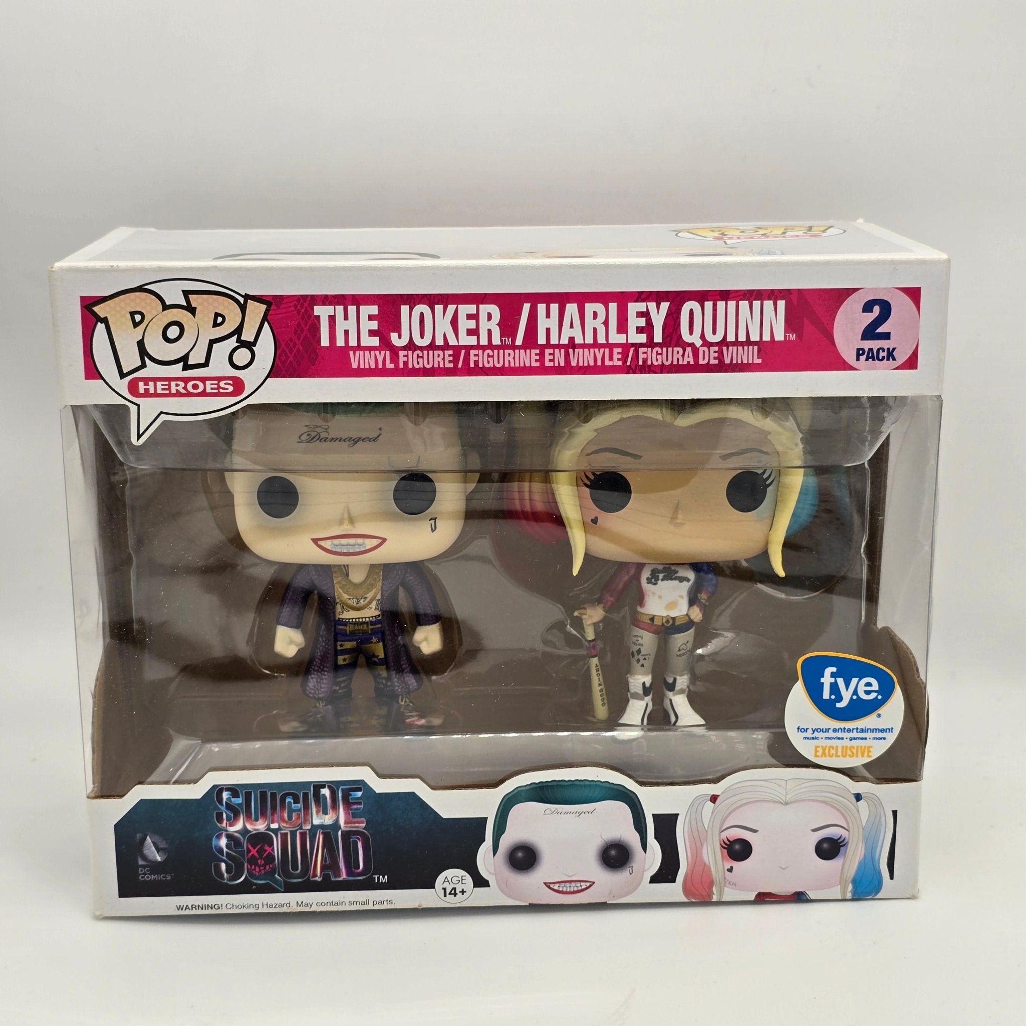 DC - The Joker / Harley Quinn - 2 Pack - F.Y.E. Exclusive - Funko Pop!