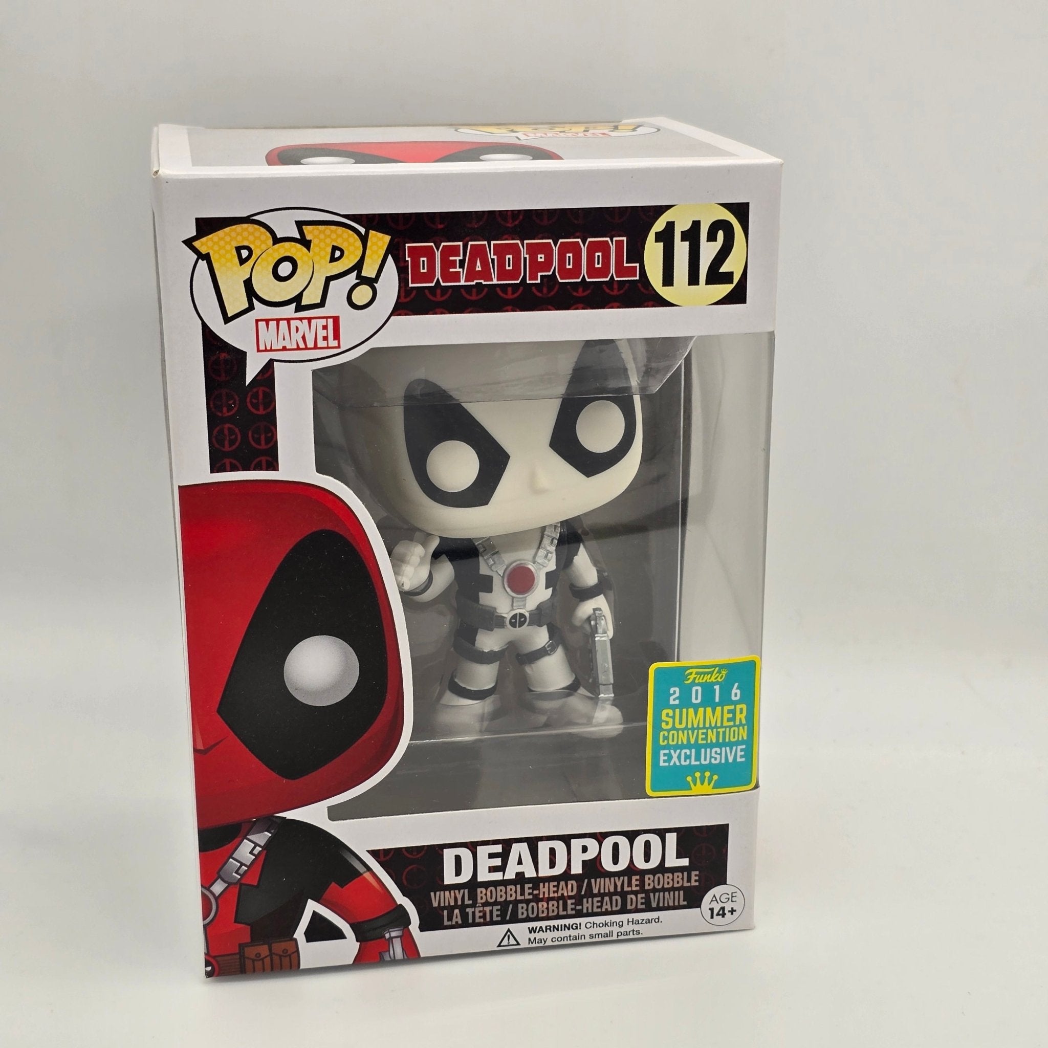 Deadpool - White Suit - 112 - 2016 Convention Exclusive - Marvel - Funko Pop!