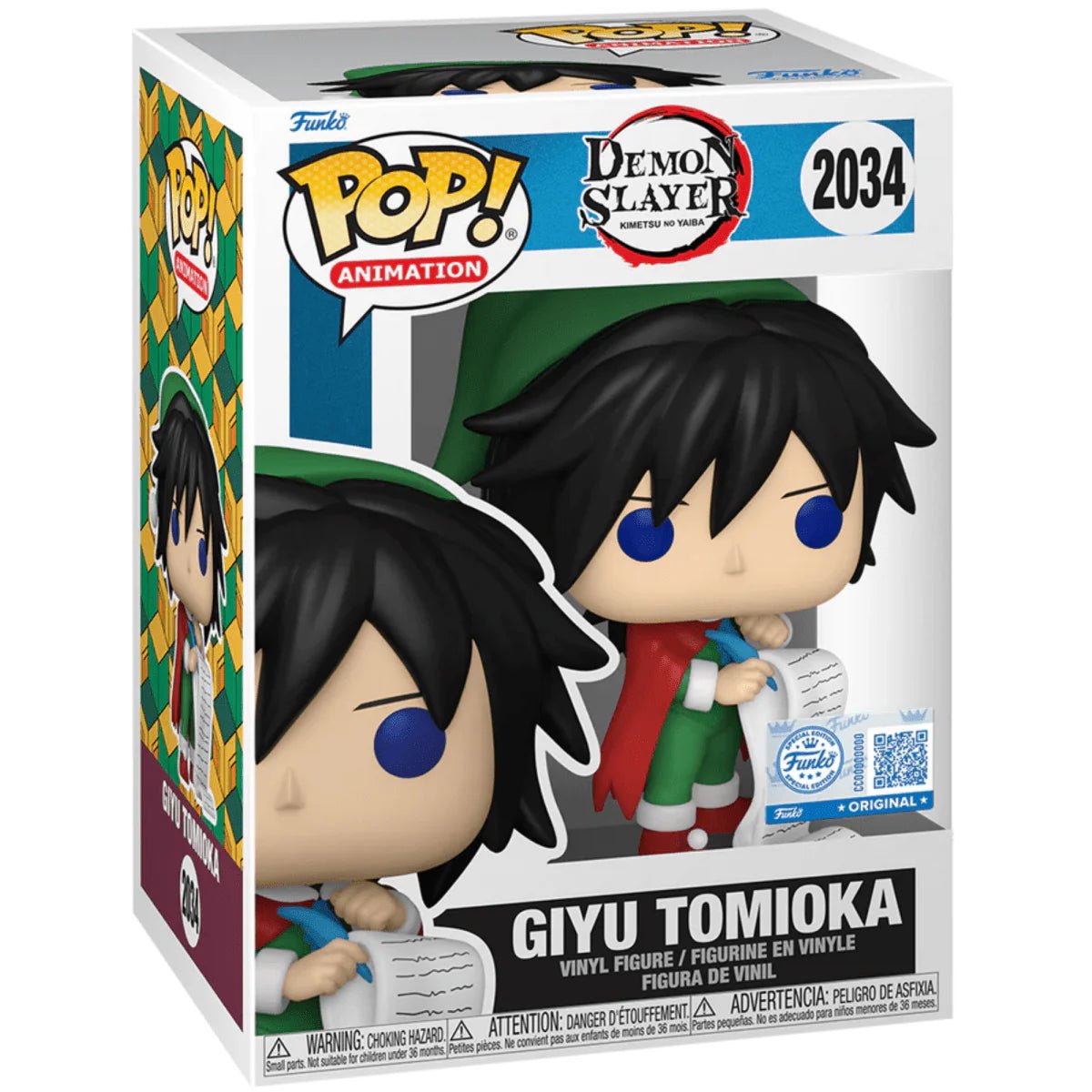 Demon Slayer - Giyu Tomioka Holiday - 2034 - Special Edition - Anime - Funko Pop!