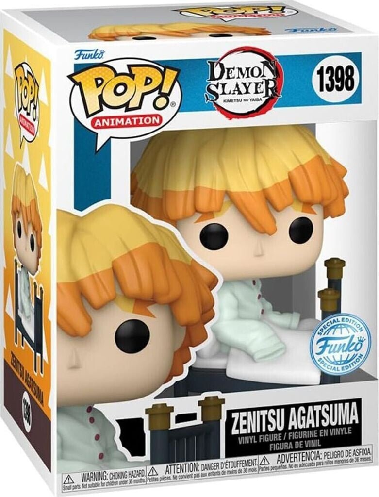 Demon Slayer - Zenitsu Agatsuma Recovering - 1398 - Special Edition - Anime - Funko Pop!