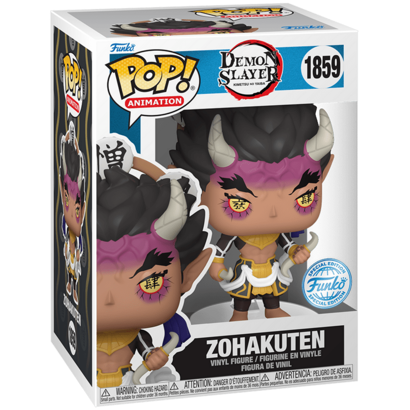 Demon Slayer Zohakuten #1859 Special Edition Anime Funko Pop