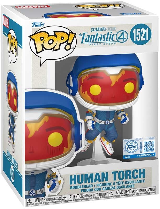 Fantastic Four - Human Torch - 1521 - Special Edition - Marvel - Funko Pop!
