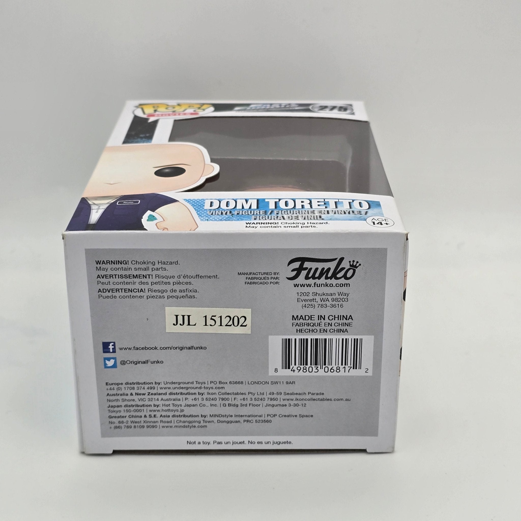 Fast & Furious - Dom Toretto - 275 - Movies - Funko Pop!