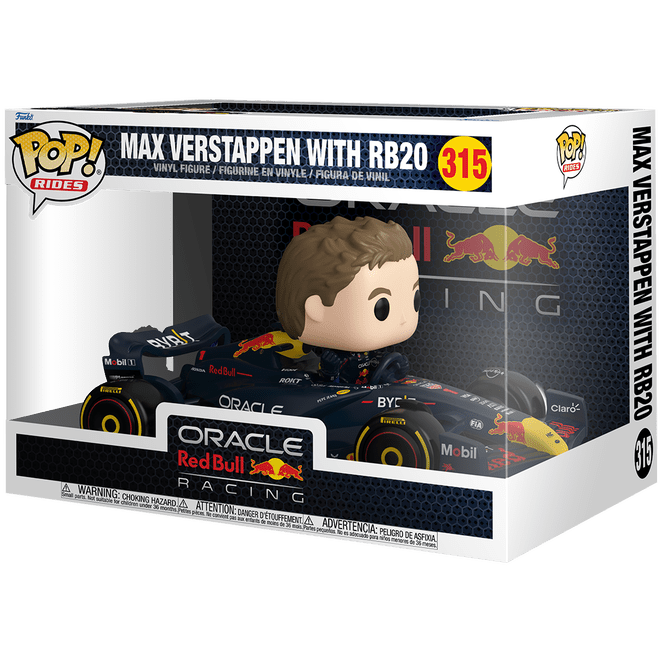 Formula 1 - Max Verstappen with RB20 - 315 - Red Bull - Racing - Rides Funko Pop!