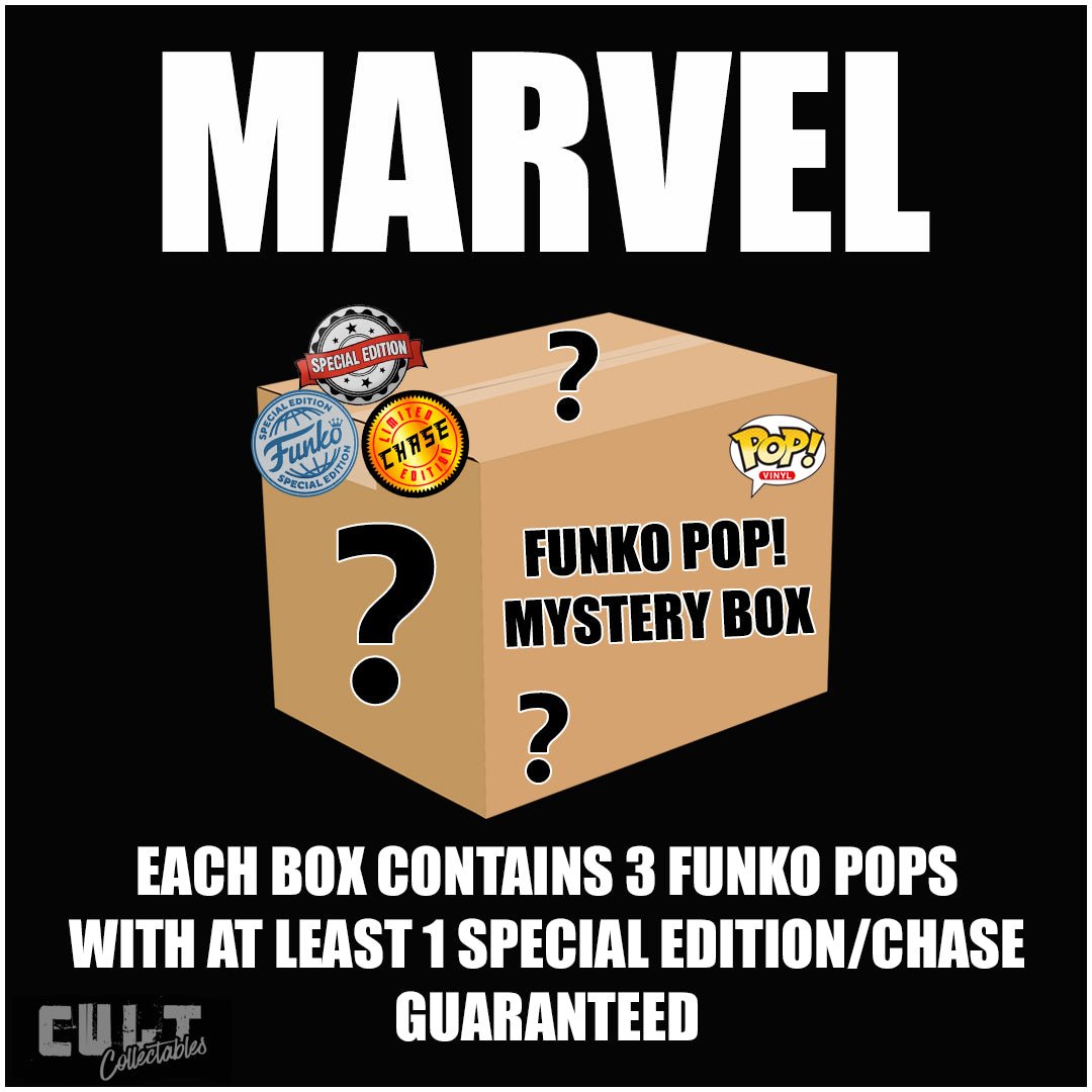 Funko Mystery Box - Marvel Theme - Contains x3 Pops