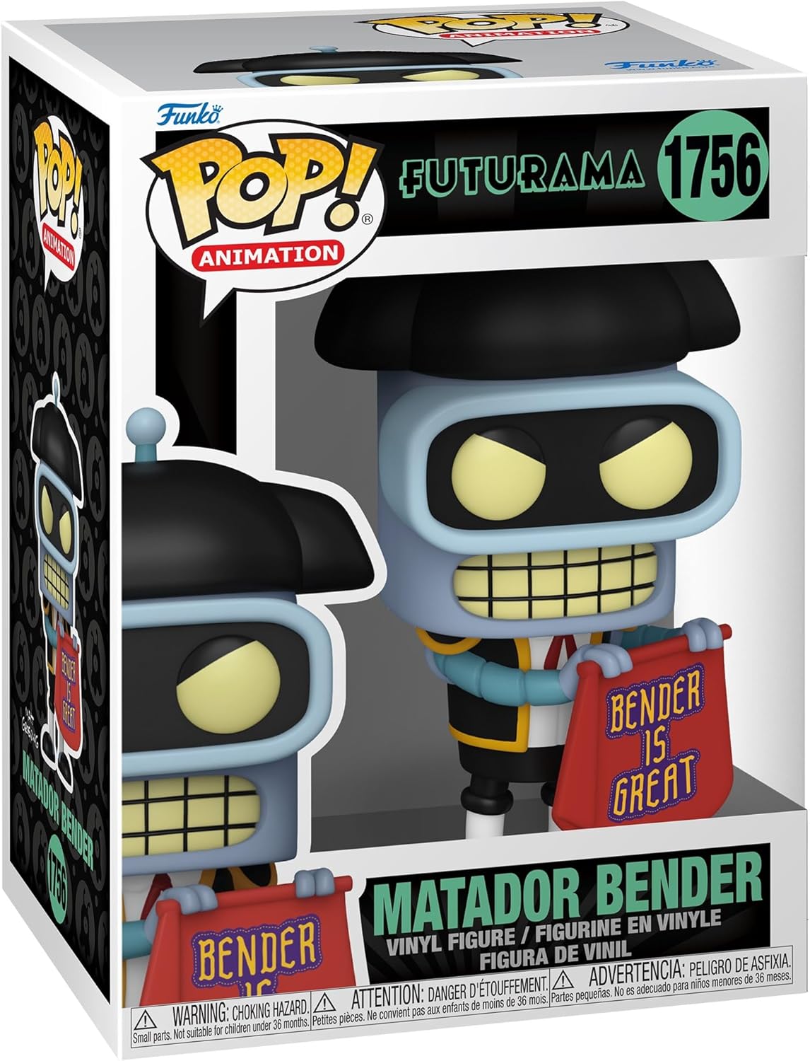 Futurama - Bender as Matador - #1756 - Television - Funko Pop!
