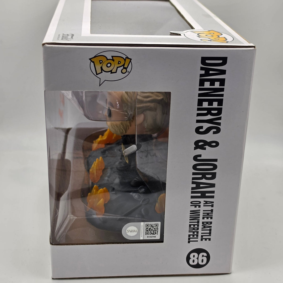Game Of Thrones - Daenerys & Jorah - Dual Signed Emilia Clarke & Iain Glen - SWAU Authentication - Funko Pop!