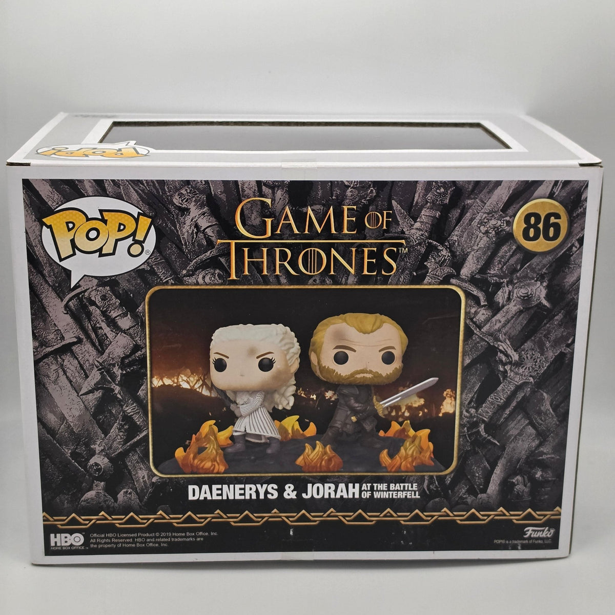 Game Of Thrones - Daenerys & Jorah - Dual Signed Emilia Clarke & Iain Glen - SWAU Authentication - Funko Pop!