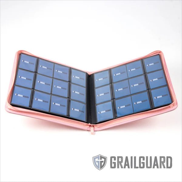 Grail Guard 12 - Pocket Premium ZIP Trading Card Binder - 480 Card Capacity