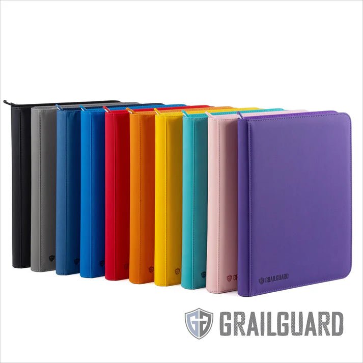 Grail Guard 9 - Pocket Premium ZIP Trading Card Binder - 360 Card Capacity