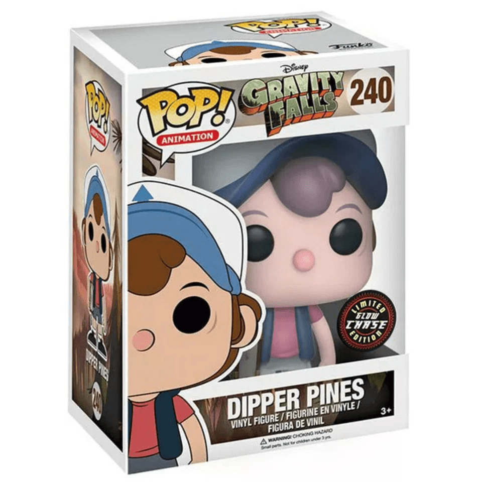 Gravity Falls - Dipper Pines - 240 - Glow In The Dark Chase - Animation - Funko Pop!