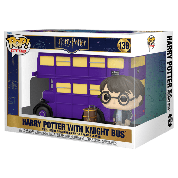 Harry Potter - Harry with Knight Bus - 139 - Movies - Deluxe Funko Pop!