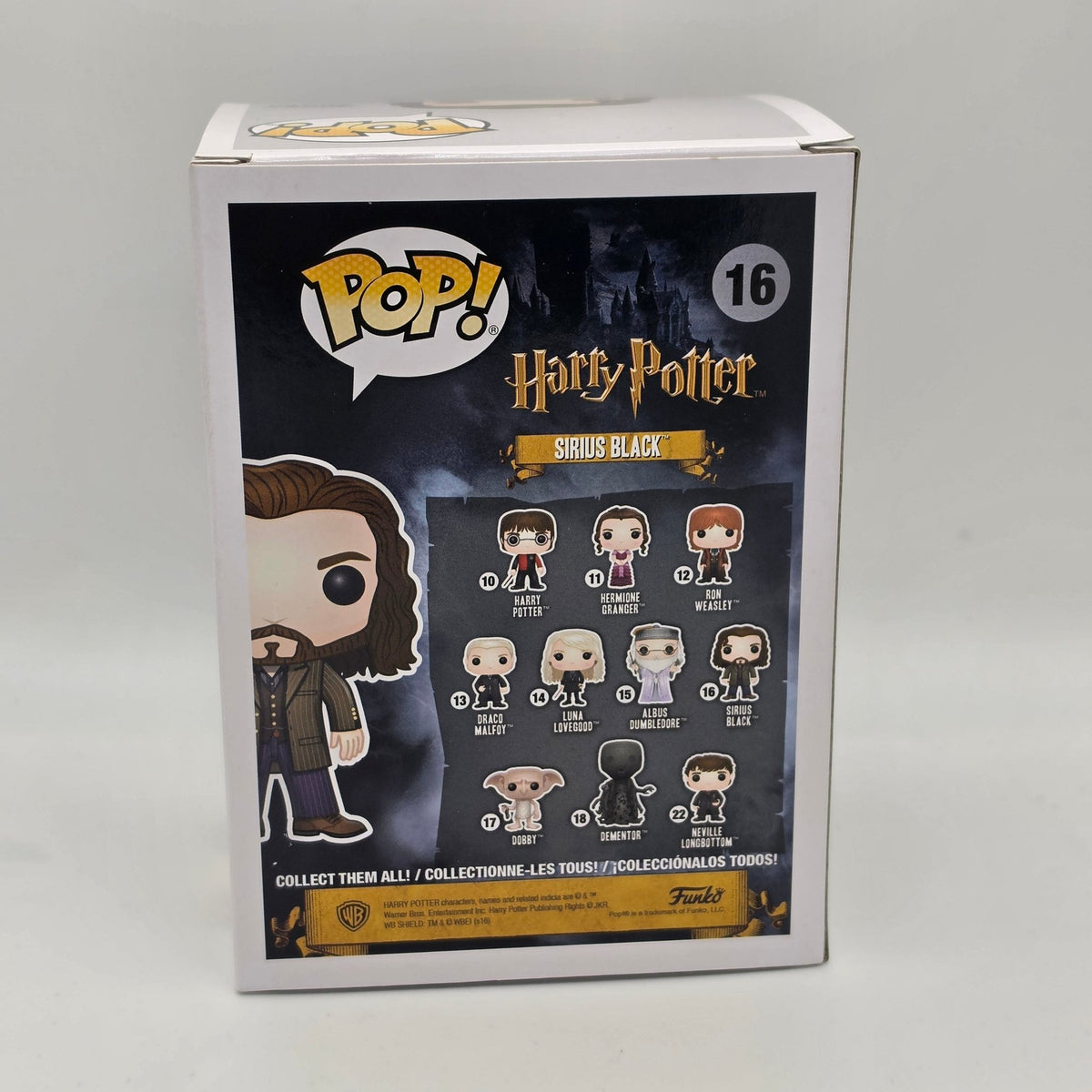 Harry Potter - Sirius Black - #16 - Signed Gary Oldman - SWAU Authentication - Funko Pop!