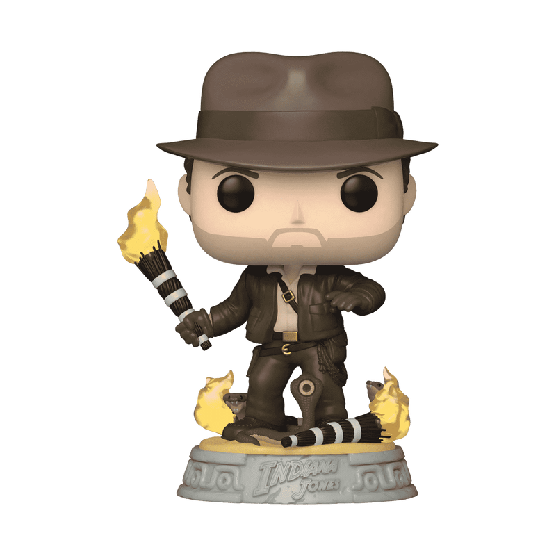Indiana Jones - With Snakes - 1401 - 2023 Convention Exclusive - Movies - Funko Pop!