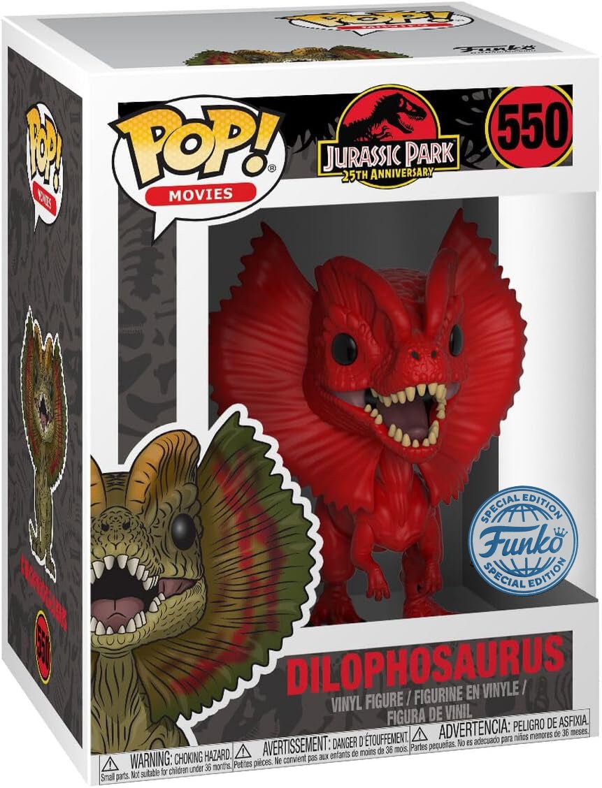 Jurassic Park - Dilophosaurus - 550 - Special Edition - Movies - Funko Pop!