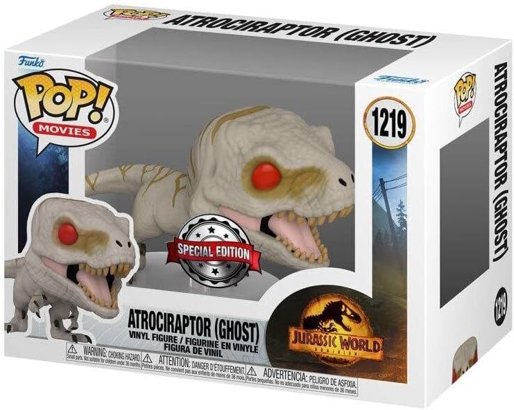 Jurassic World - Atrociraptor (Ghost) - 1219 - Special Edition - Movies - Funko Pop!
