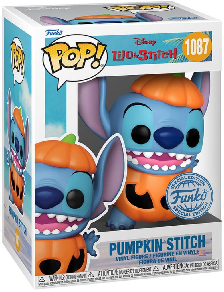 Lilo & Stitch - Pumpkin Stitch - #1087 - Special Edition - Disney - Funko Pop!
