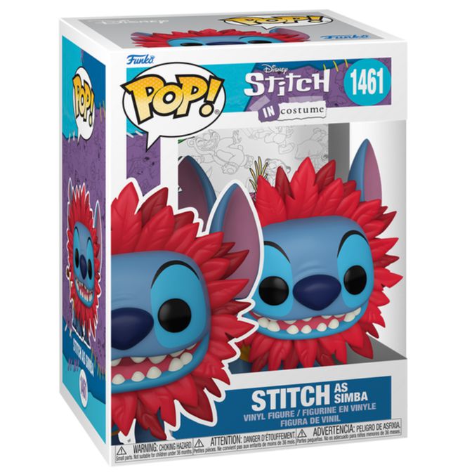 Lilo & Stitch - Stitch As Simba - #1461 - Disney - Funko Pop!